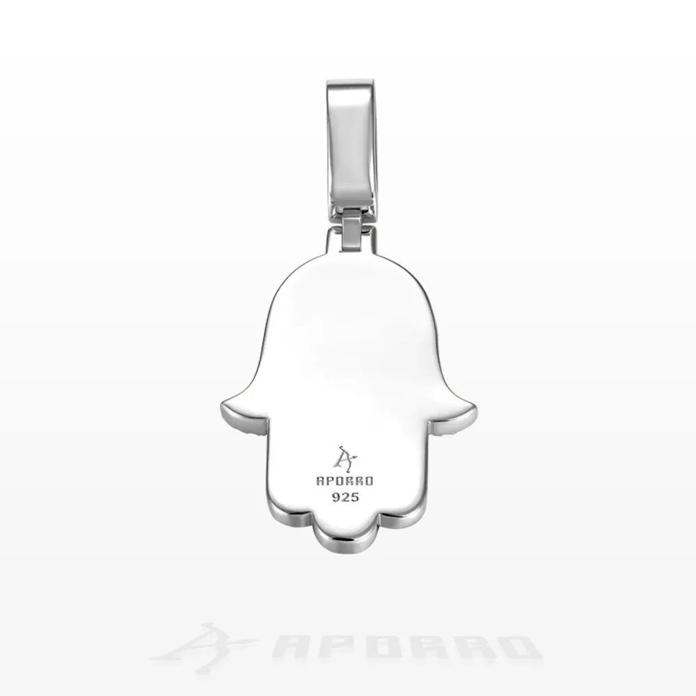Aporro Double-Layered Hamsa Pendant