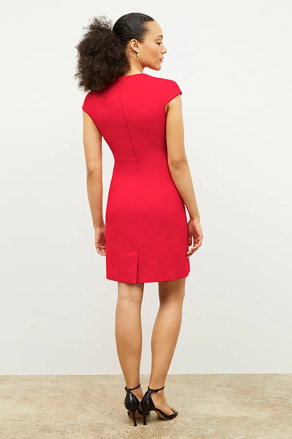 Ashley Dress - Recycled WonderTex :: Flame