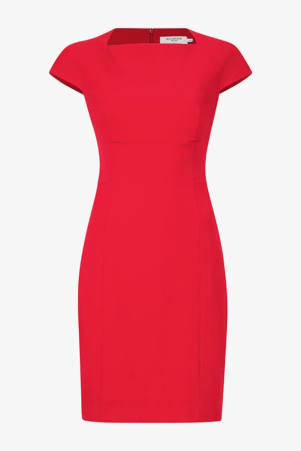 Ashley Dress - Recycled WonderTex :: Flame