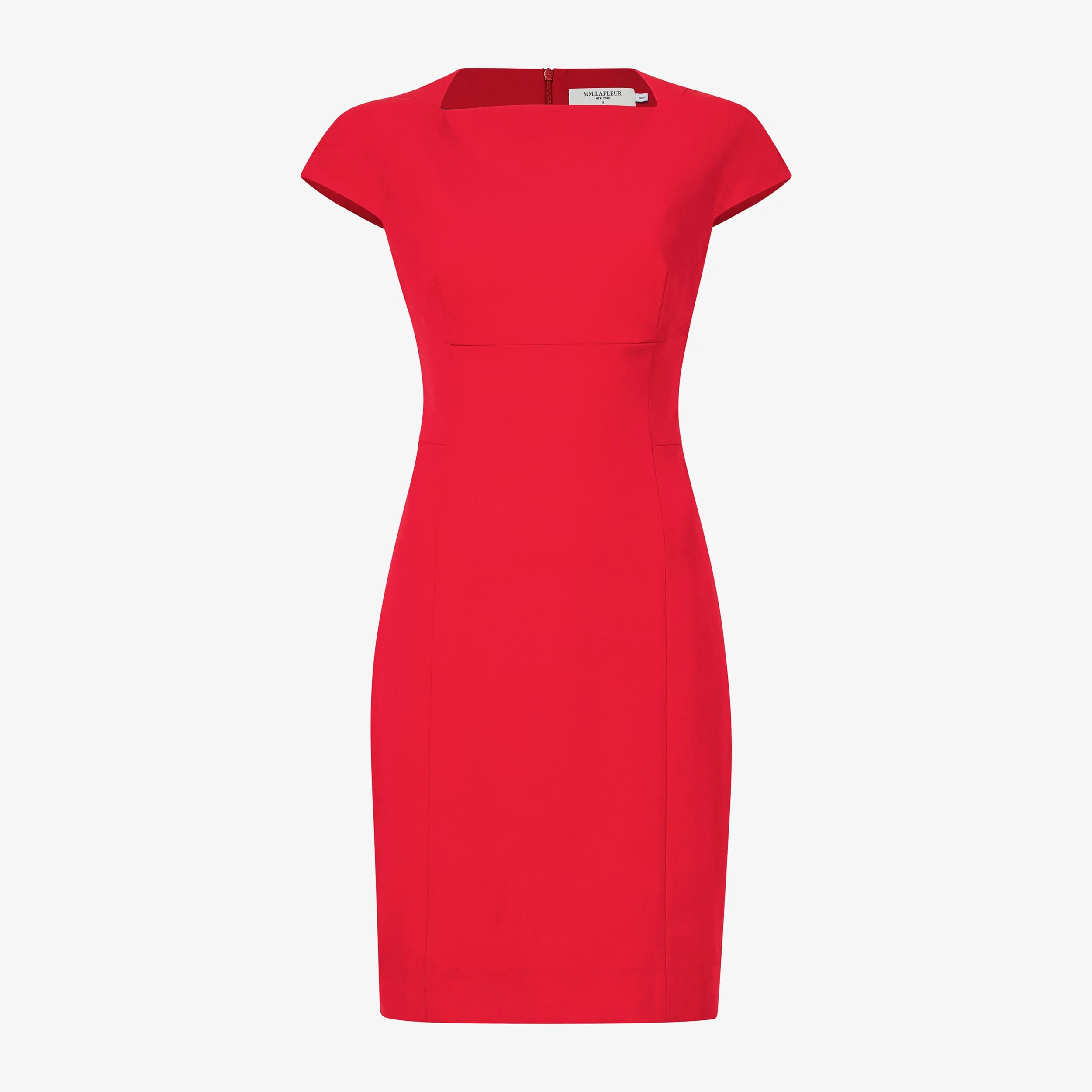 Ashley Dress - Recycled WonderTex :: Flame