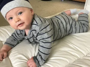 Baby All in One - Waffle Stripe