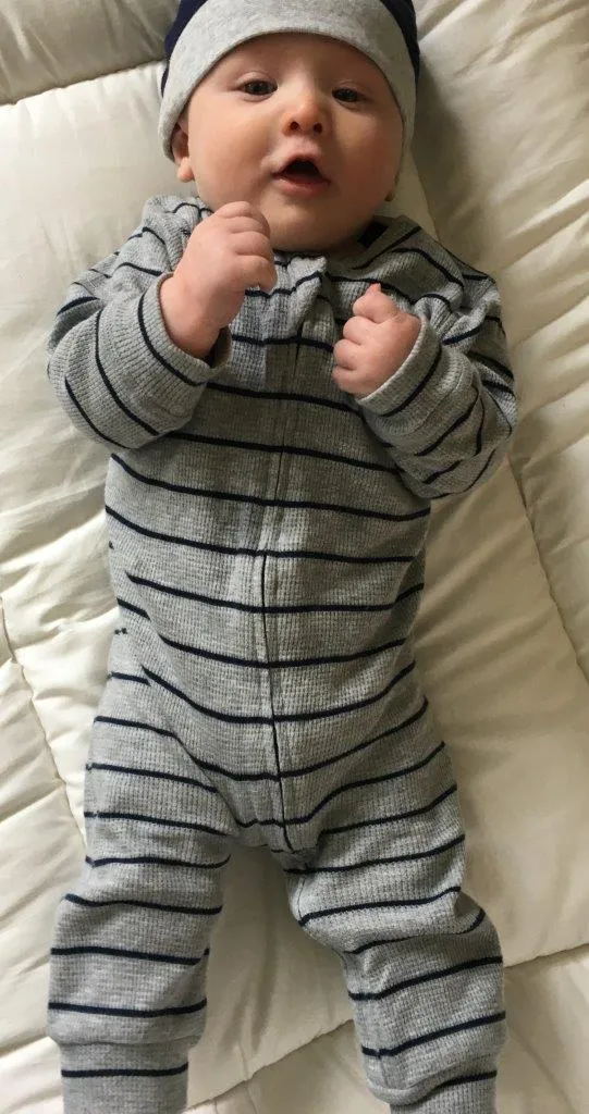 Baby All in One - Waffle Stripe