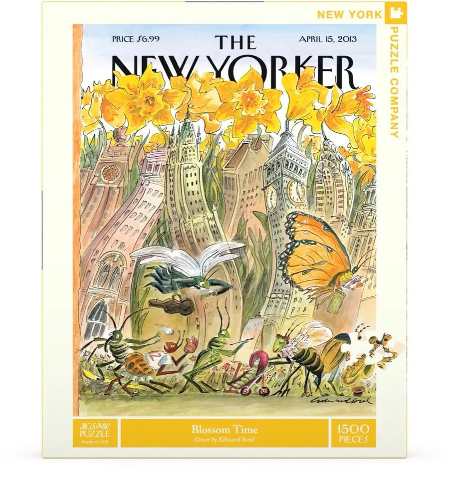 BLOSSOM TIME New Yorker Cover Art Puzzle