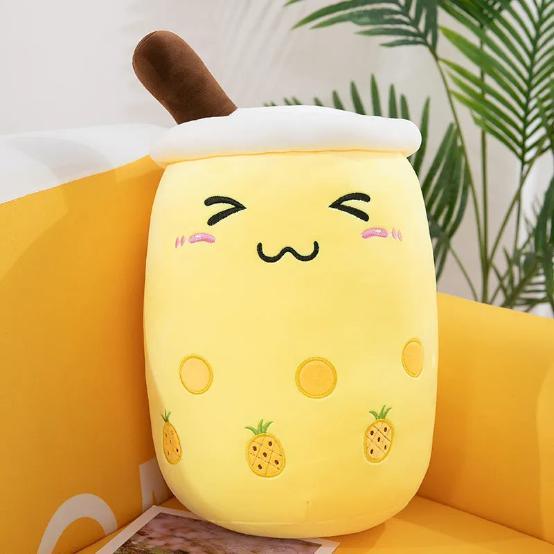 Bubble Tea Boba Pearl Milk Tea Plush Hug Pillow Toy