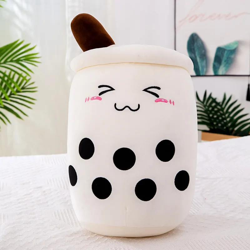 Bubble Tea Boba Pearl Milk Tea Plush Hug Pillow Toy
