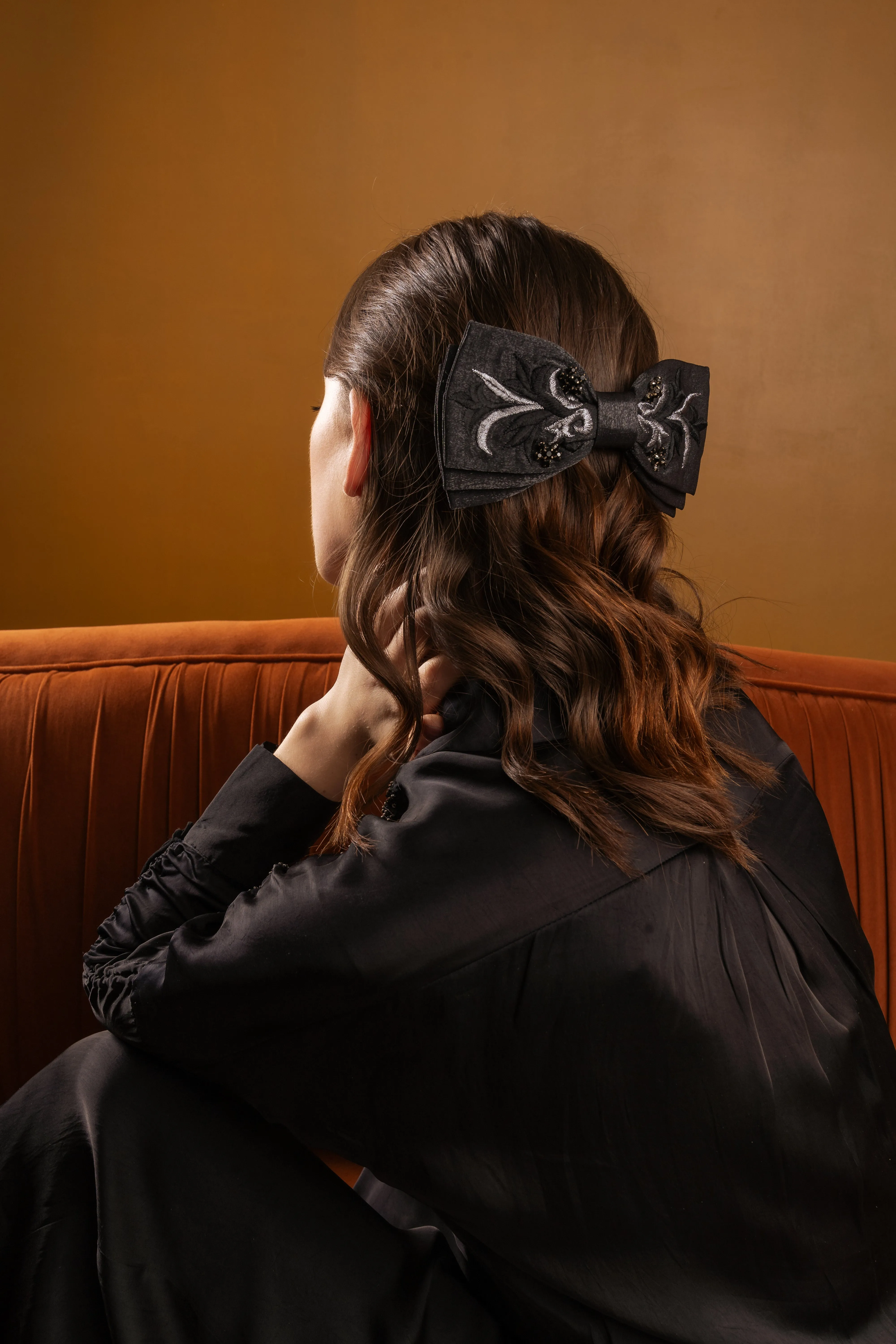 Charente Bow Barrette