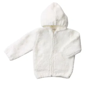 Chenille Hoodie | Crisp White | Angel Dear