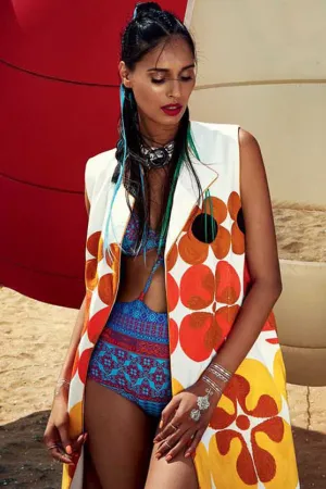 Cosmopolitan- Techno Tribal Don't Cross Me Monokini