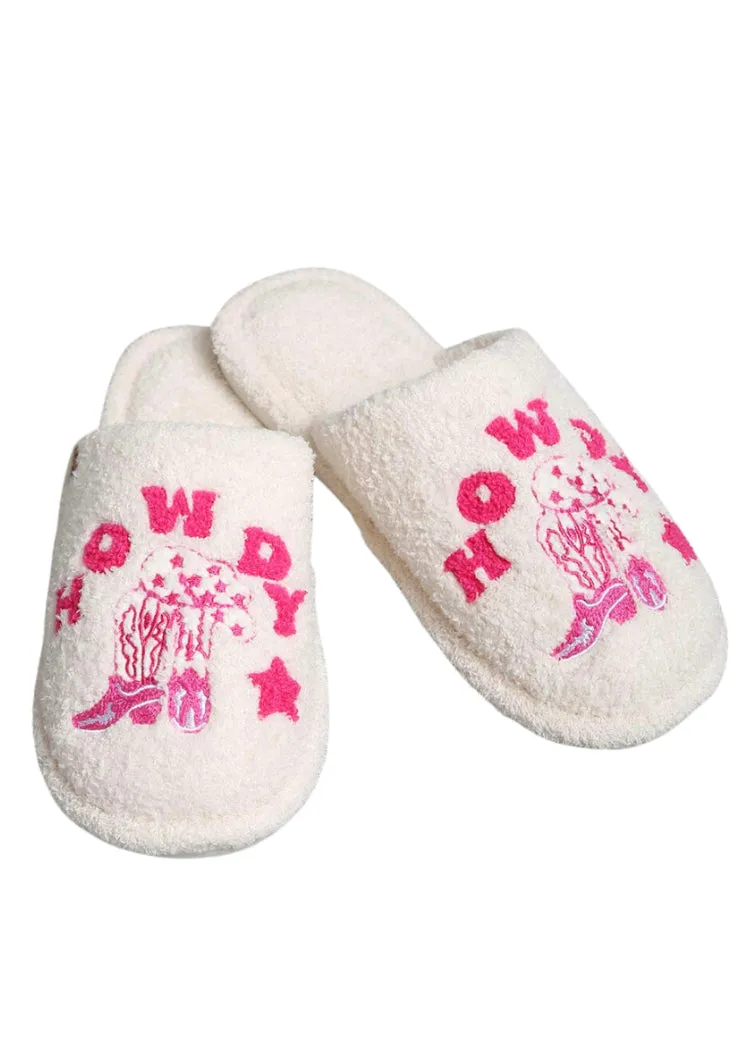 Cozy Howdy Cowboy Slippers