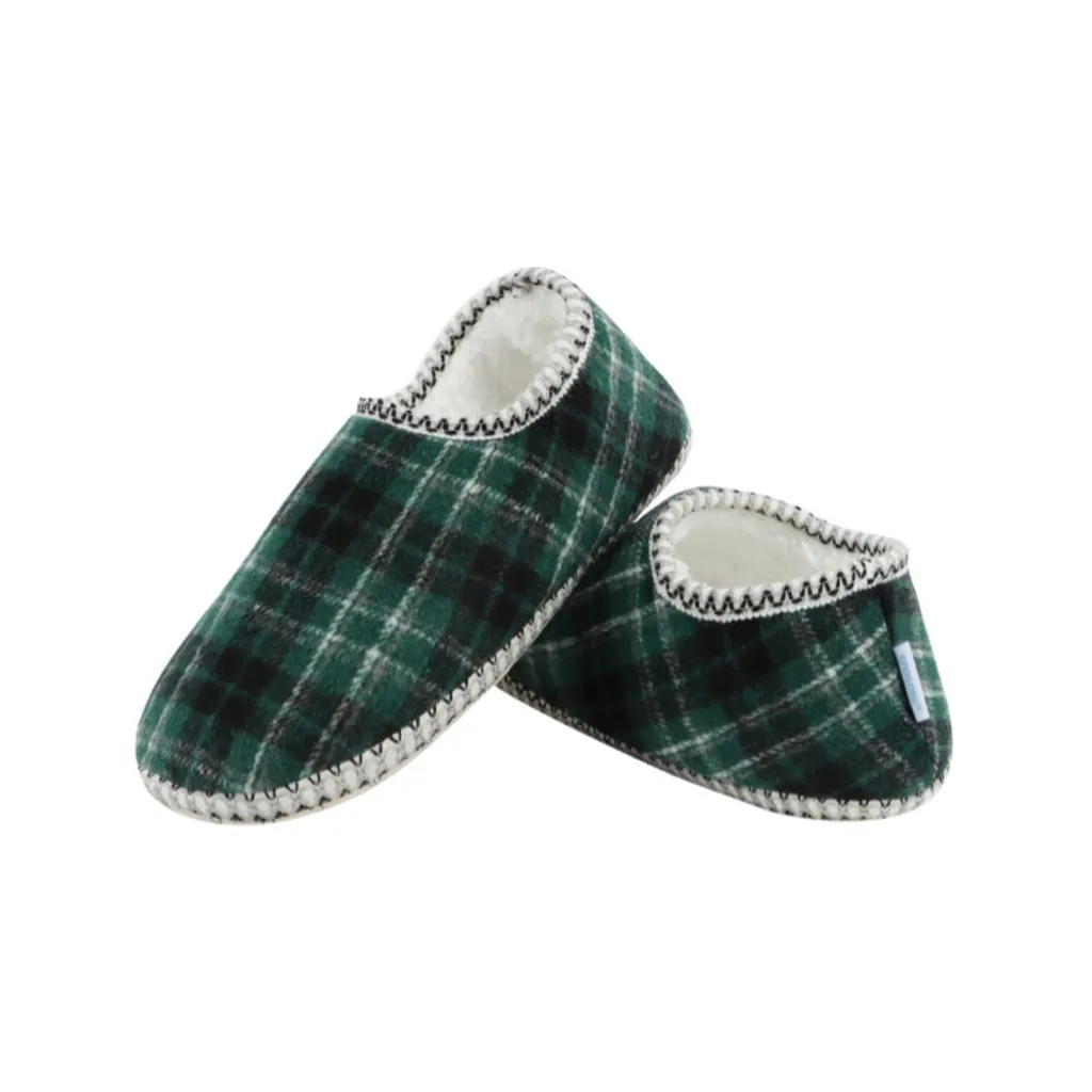 Cozy Plaid Cabin Bootie Snoozies Slippers - Womens