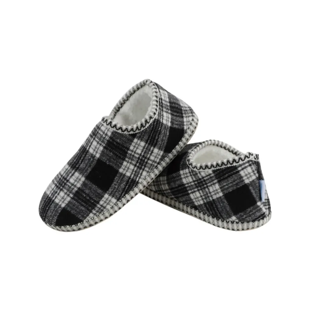 Cozy Plaid Cabin Bootie Snoozies Slippers - Womens