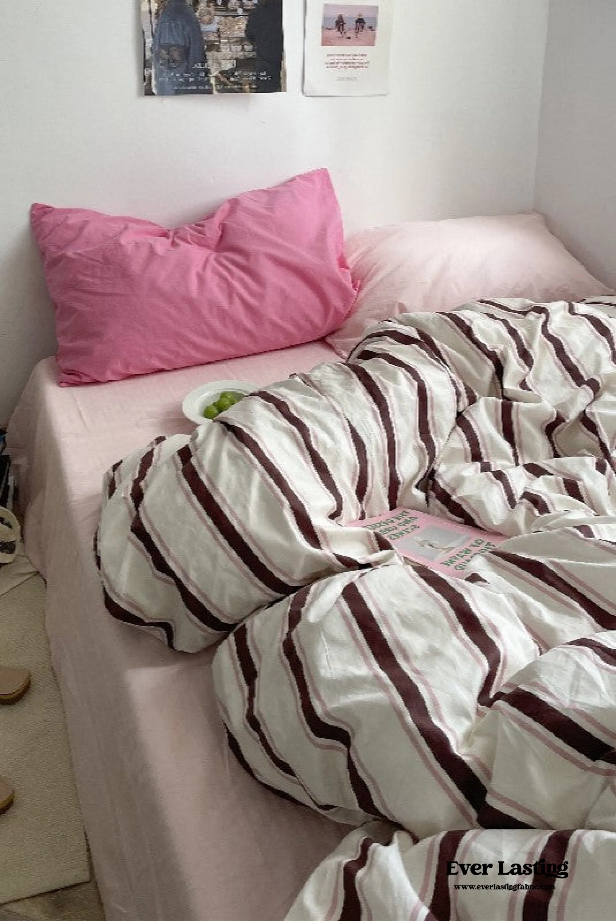 Cozy Washed Cotton Striped Duvet Cover