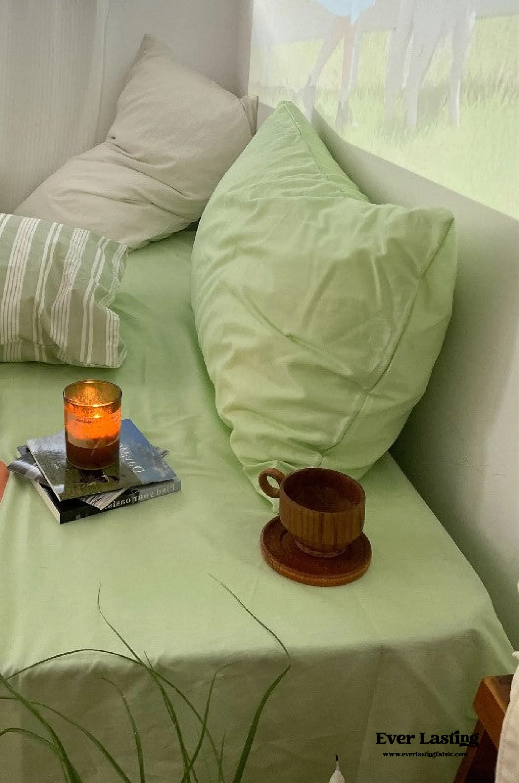 Cozy Washed Cotton Striped Duvet Cover