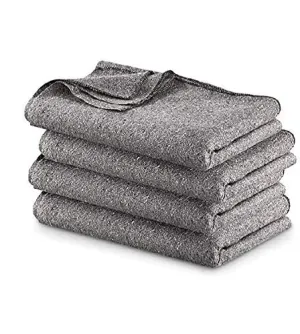 ELSTONE HOME Pure Wool Soft Fabrics Relief Blanket Single Bed for Donations and Gift Purpose Multicolor (Pack of 5)
