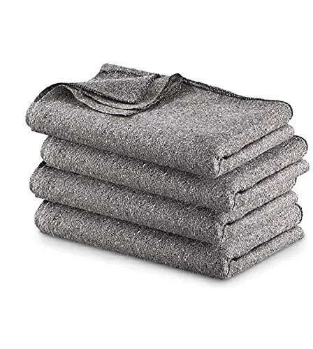 ELSTONE HOME Pure Wool Soft Fabrics Relief Blanket Single Bed for Donations and Gift Purpose Multicolor (Pack of 5)