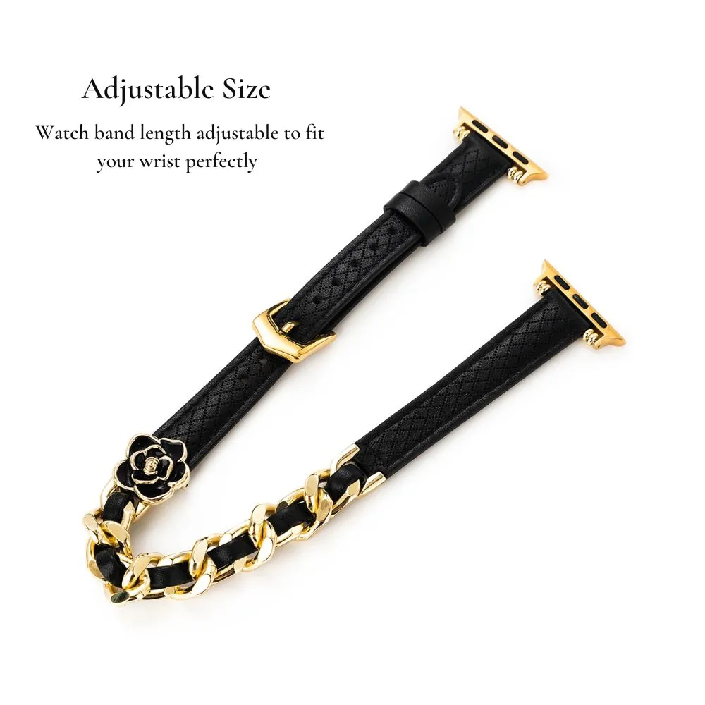 Floral Double Layered Watch Bracelet