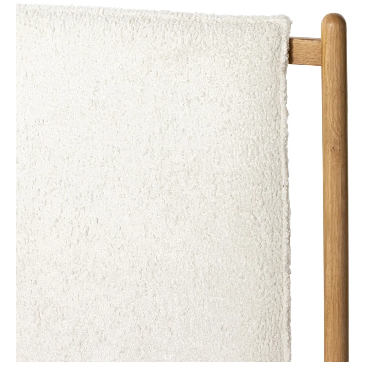 Four Hands Berman Bowen King Bed - Sheepskin Natural