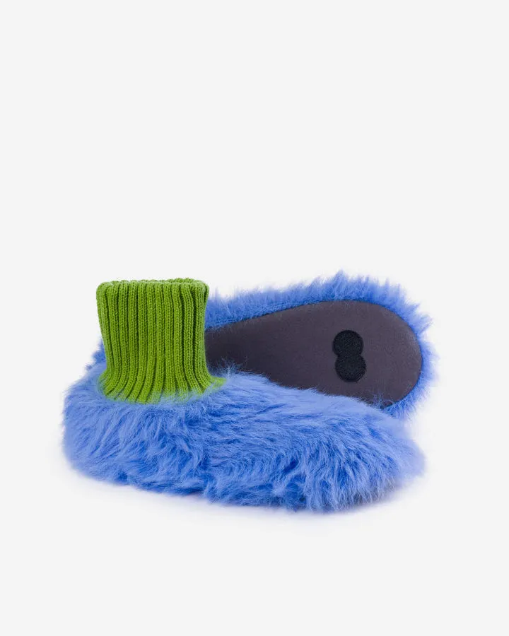Fur Knit Sock Slipper