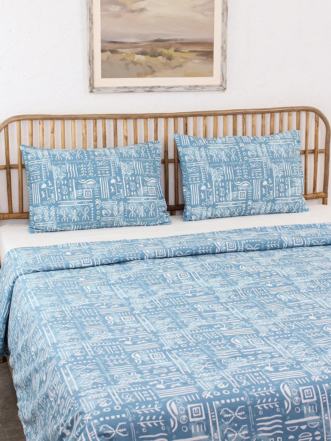 Gamathi Double Dohar (Light Blue)