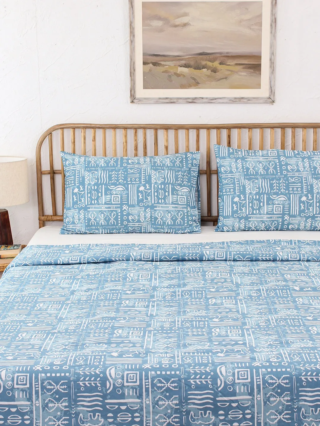 Gamathi Double Dohar (Light Blue)