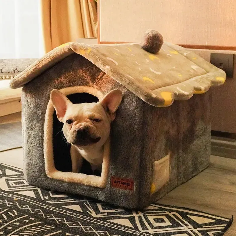 Indoor Dog House Style D - Foldable & Washable