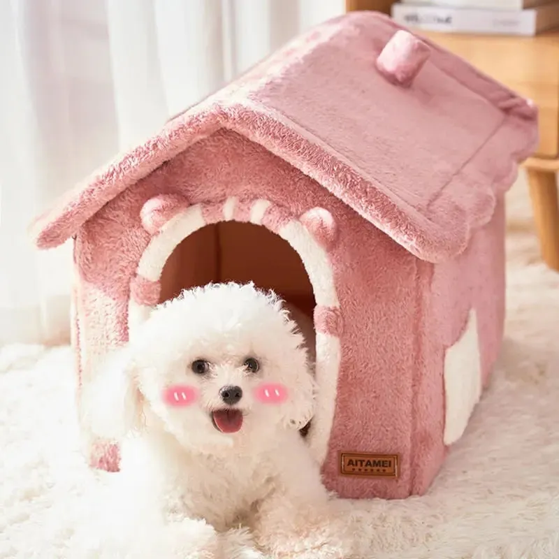 Indoor Dog House Style D - Foldable & Washable