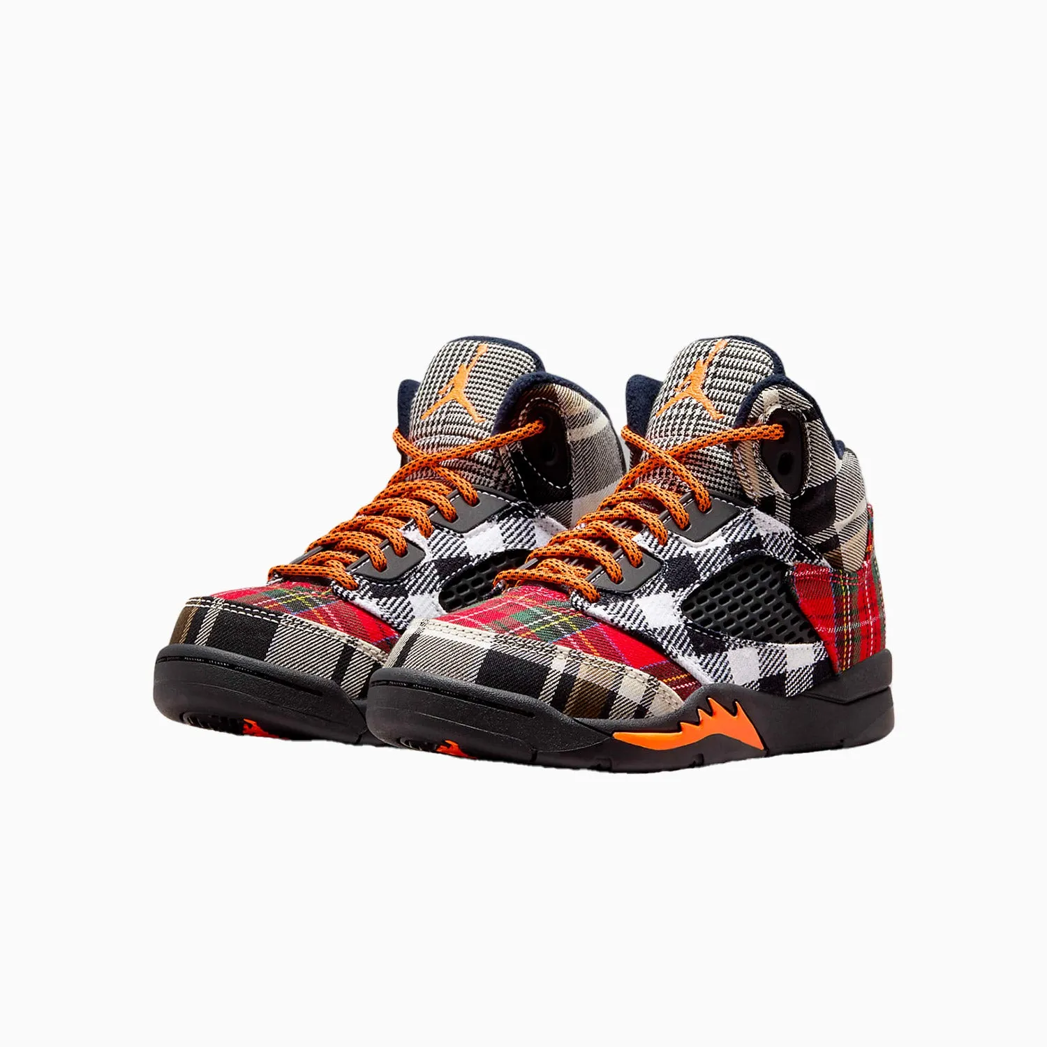 Kid's Air Jordan 5 Retro "Plaid" Pre School
