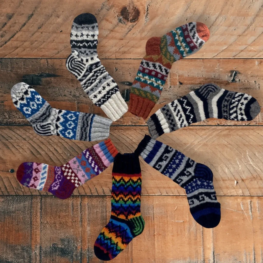 Knitted Wool Arrowtown Socks