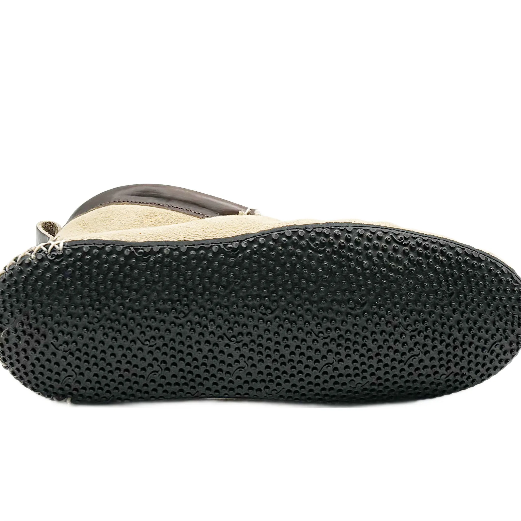 LE Men’s Dorm Boot Slipper: Green Plaid Chestnut