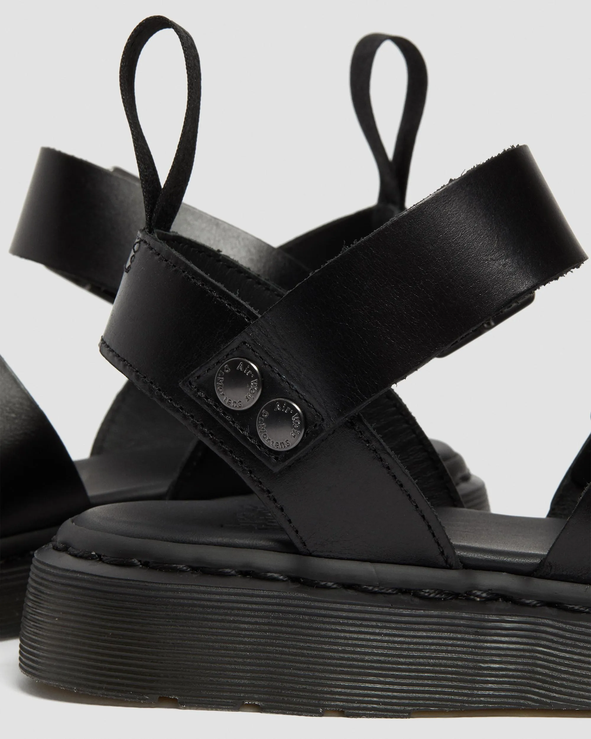 Leather gladiator shoes Gryphon Brando Dr. Martens
