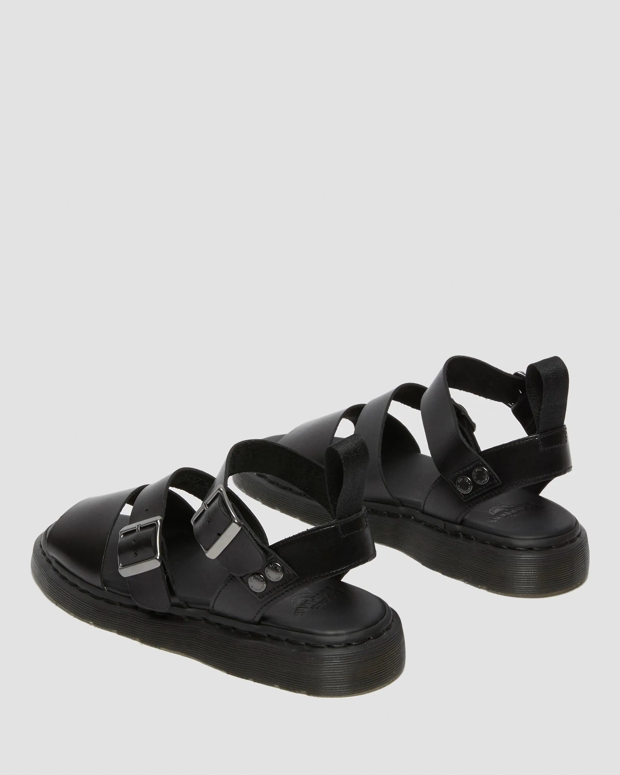 Leather gladiator shoes Gryphon Brando Dr. Martens