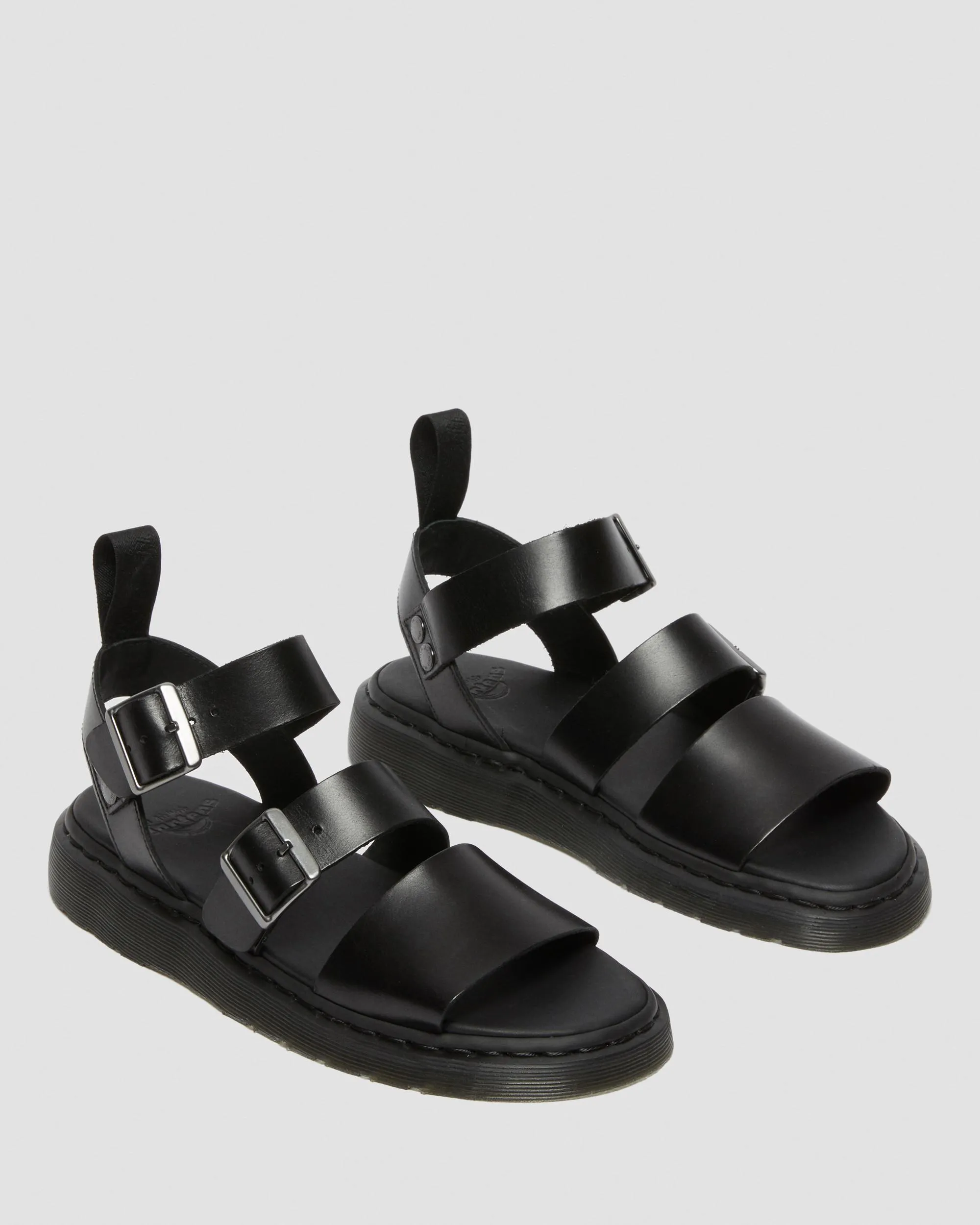 Leather gladiator shoes Gryphon Brando Dr. Martens