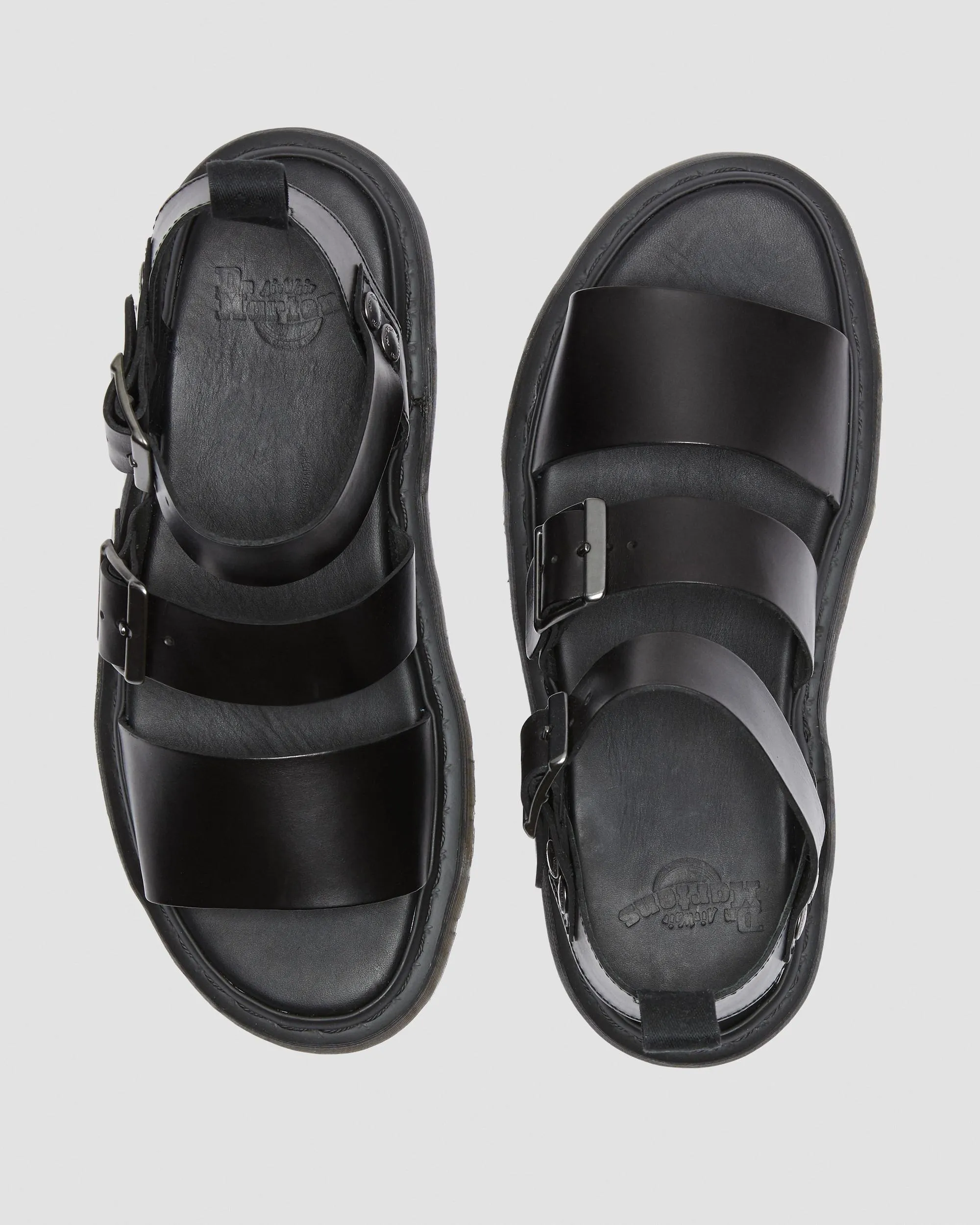 Leather gladiator shoes Gryphon Brando Dr. Martens