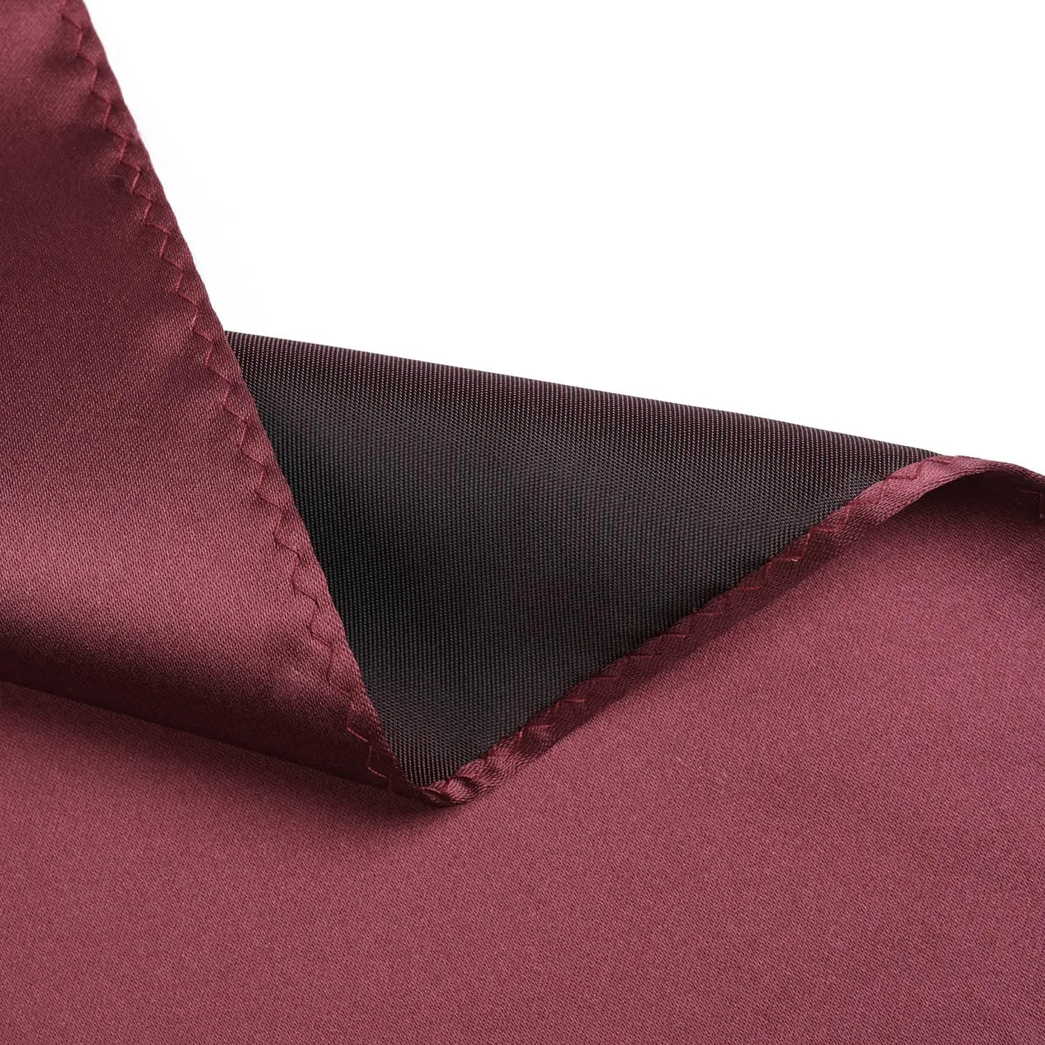 Mens Solid Satin Mens Tie With Hanky,Handmade Neckties For Men With Gift Box