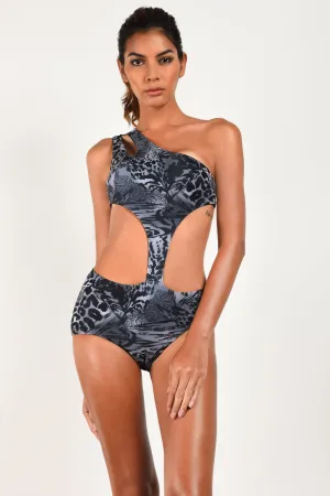 Midnight Jungle Camo Monokini