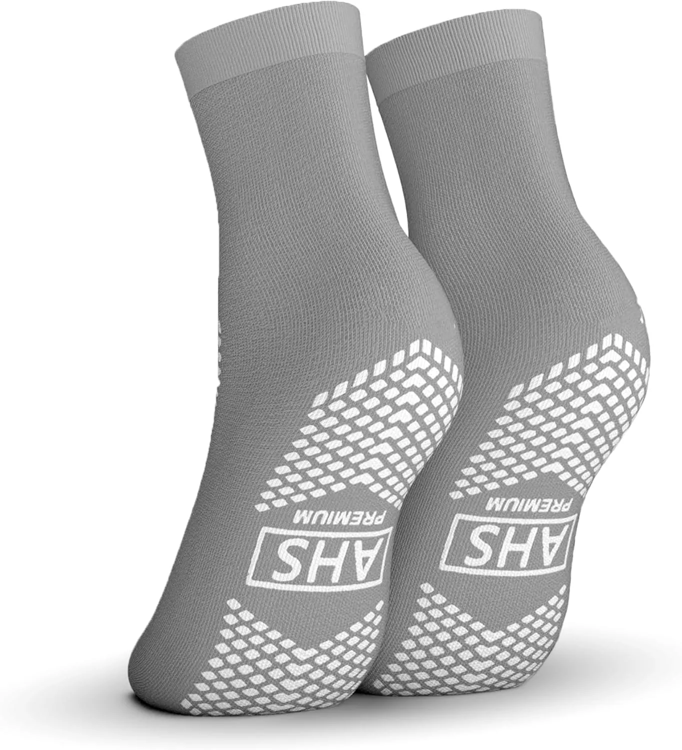 Non-Slip Grip Socks ?C 6 Pairs | Hospital Socks for Men & Women | Anti-Skid for Adults