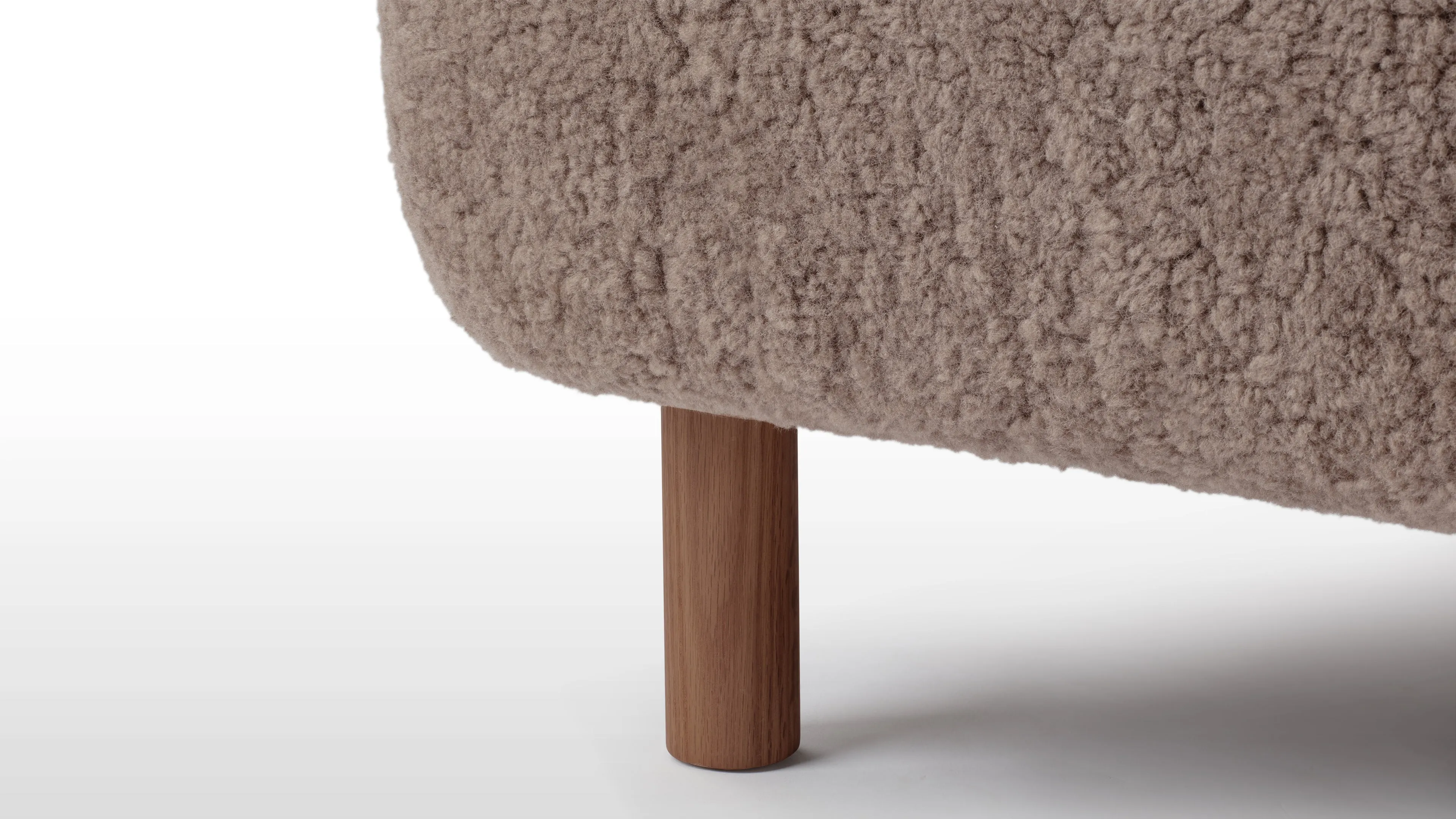 Petra - Petra Chair, Cappuccino Luxe Sheepskin