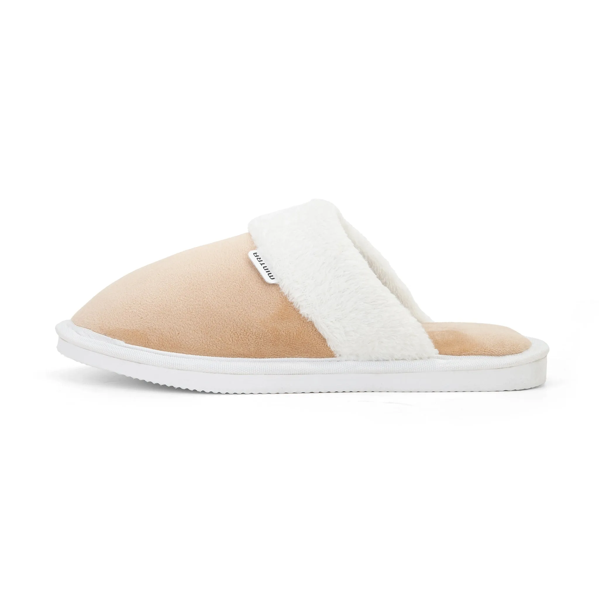 Plain with Fur Winter Slipper - Men
