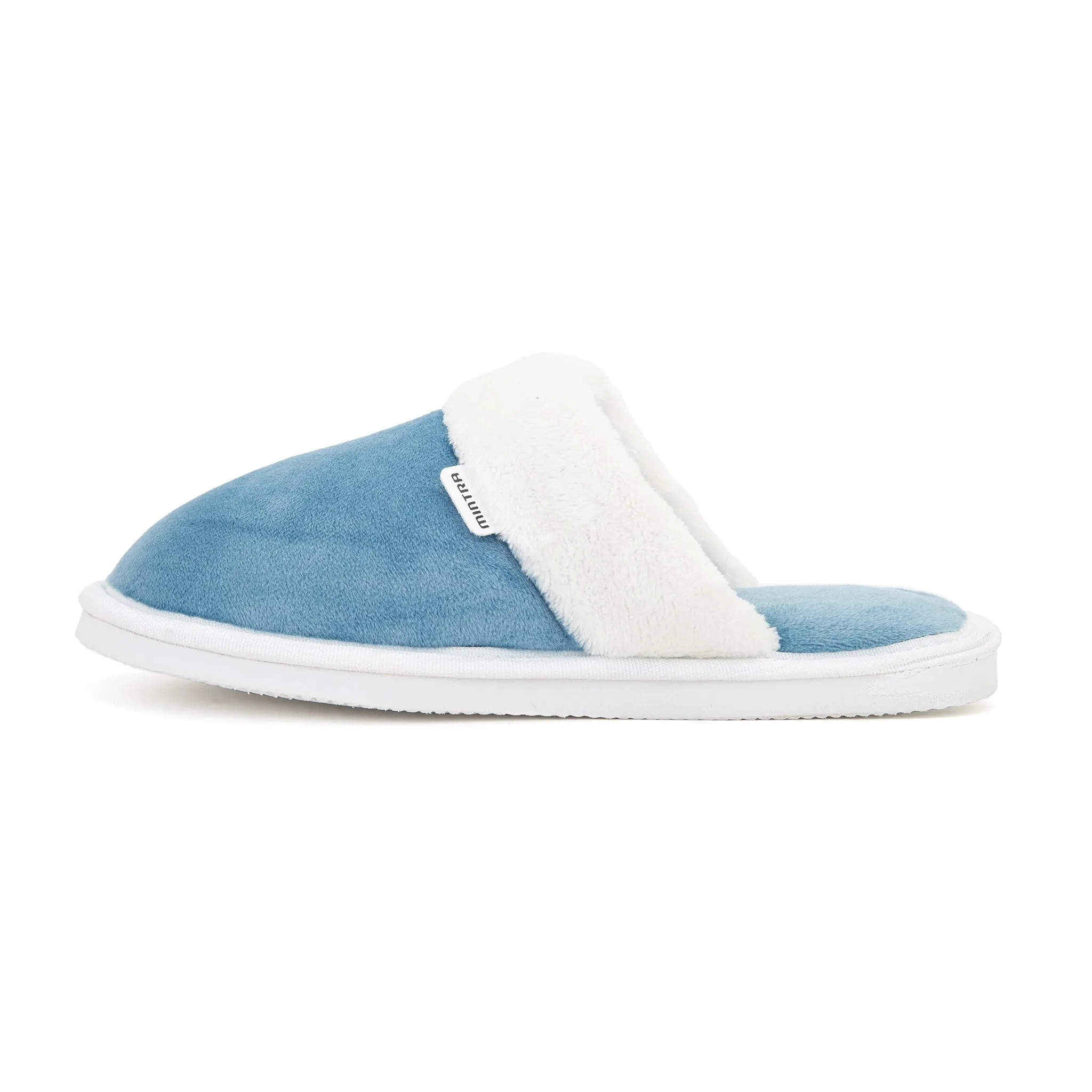 Plain with Fur Winter Slipper - Men