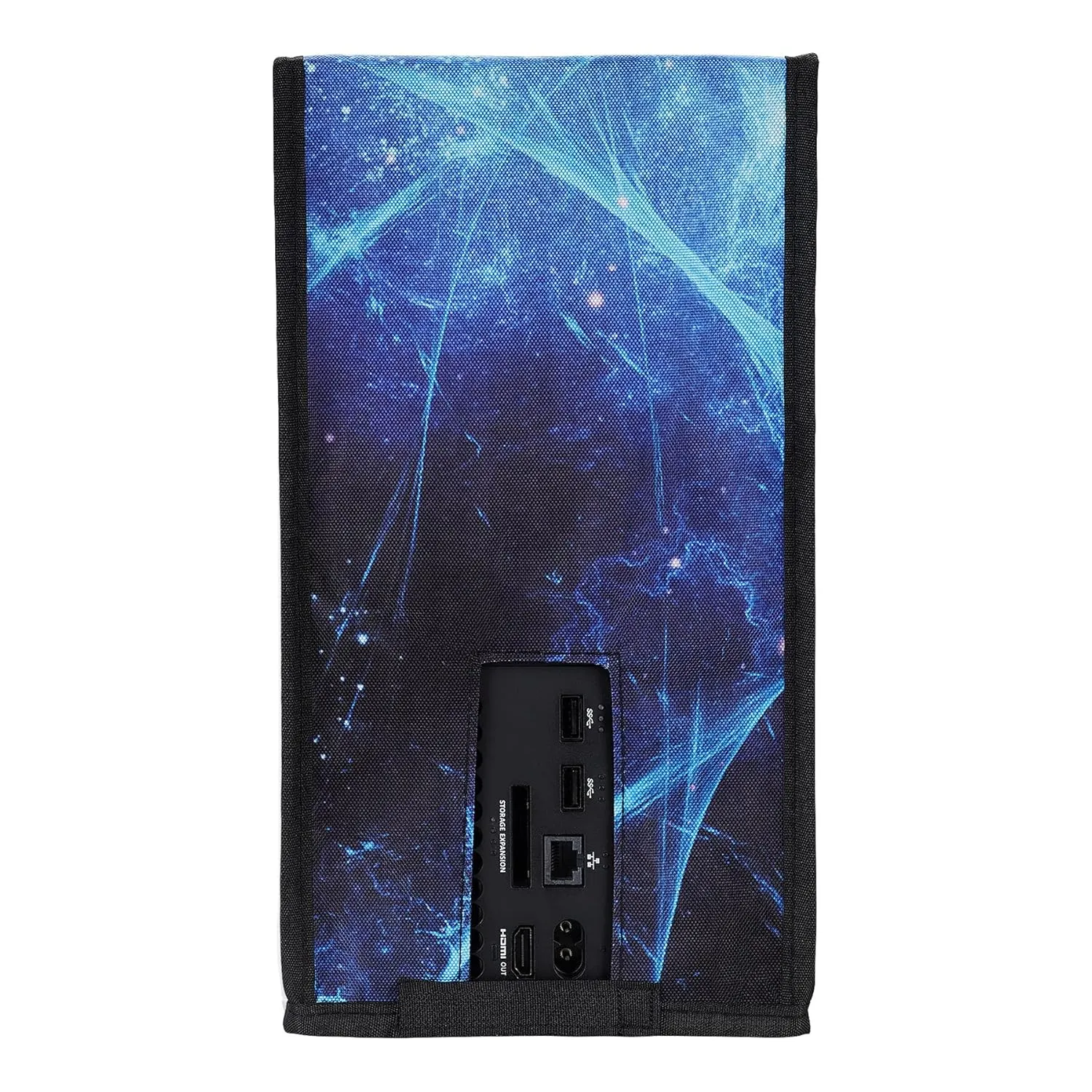 PlayVital Nylon Dust Cover for Xbox Series X Console, Soft Neat Lining Dust Guard, Anti Scratch Waterproof Cover Sleeve for Xbox Series X Console - Blue Nebula