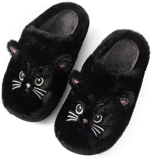 Plush Cat Slippers Super Soft & Comfortable