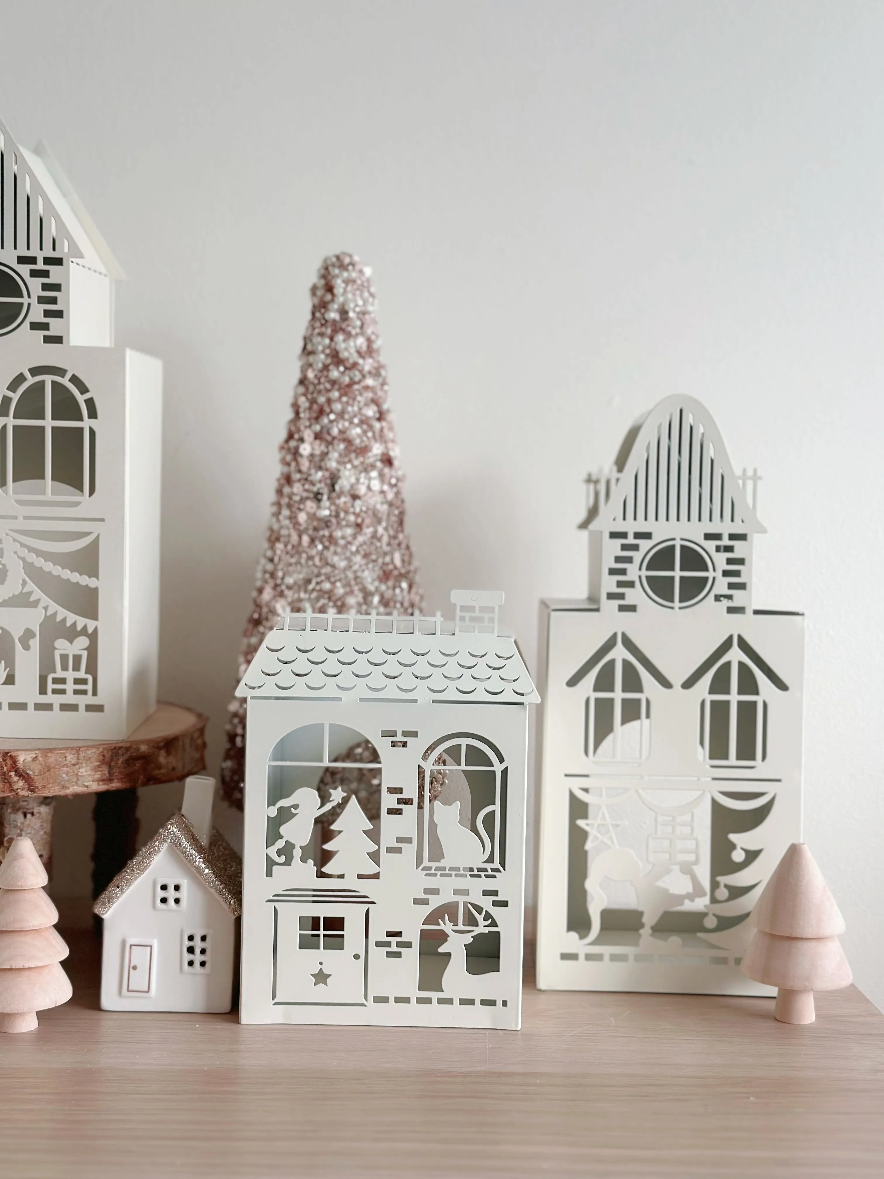 PRE-ORDER (11-16 Dec): Whimsical Christmas Village Tealight Houses (4 options)