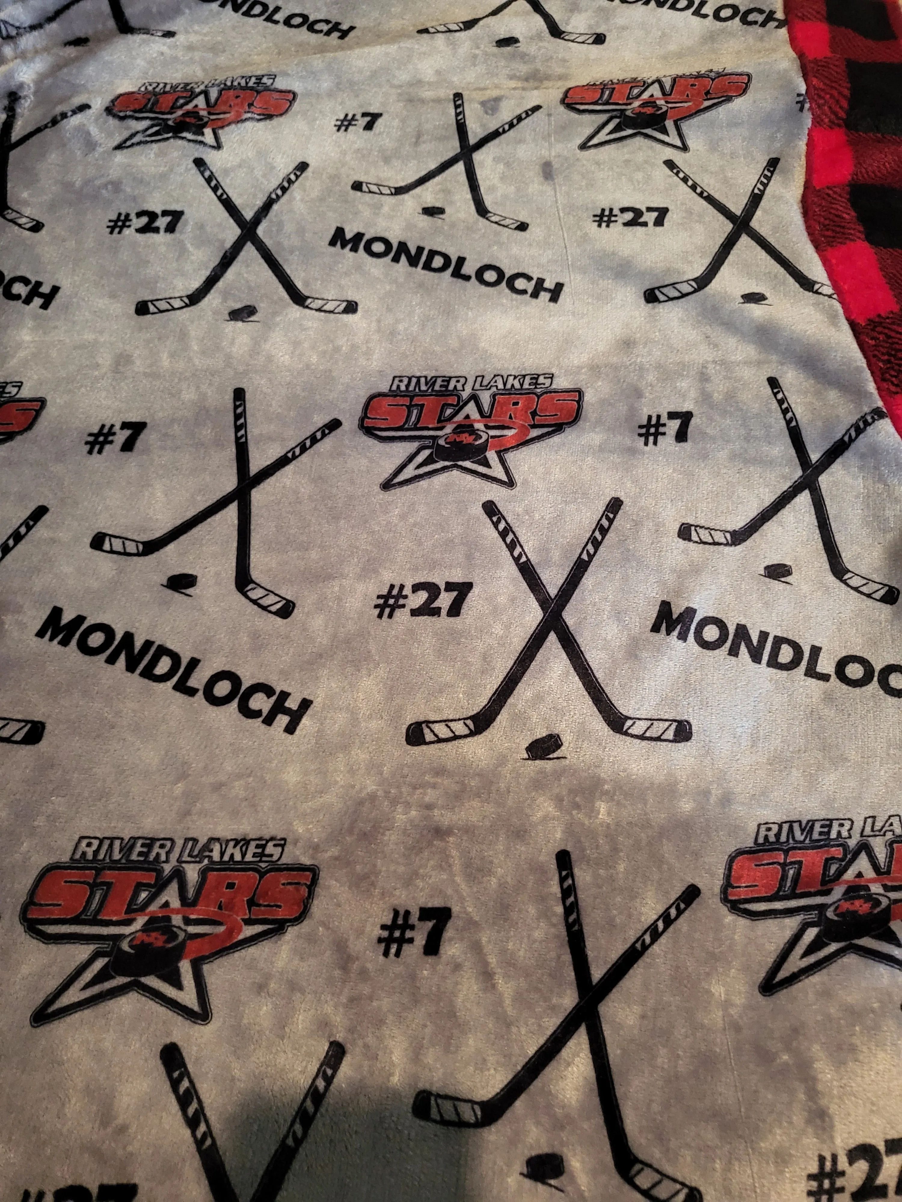 RIVER LAKES HOCKEY FUNDRAISER - Cozy Rink Blanket customizable (CLOSES DEC 1ST)