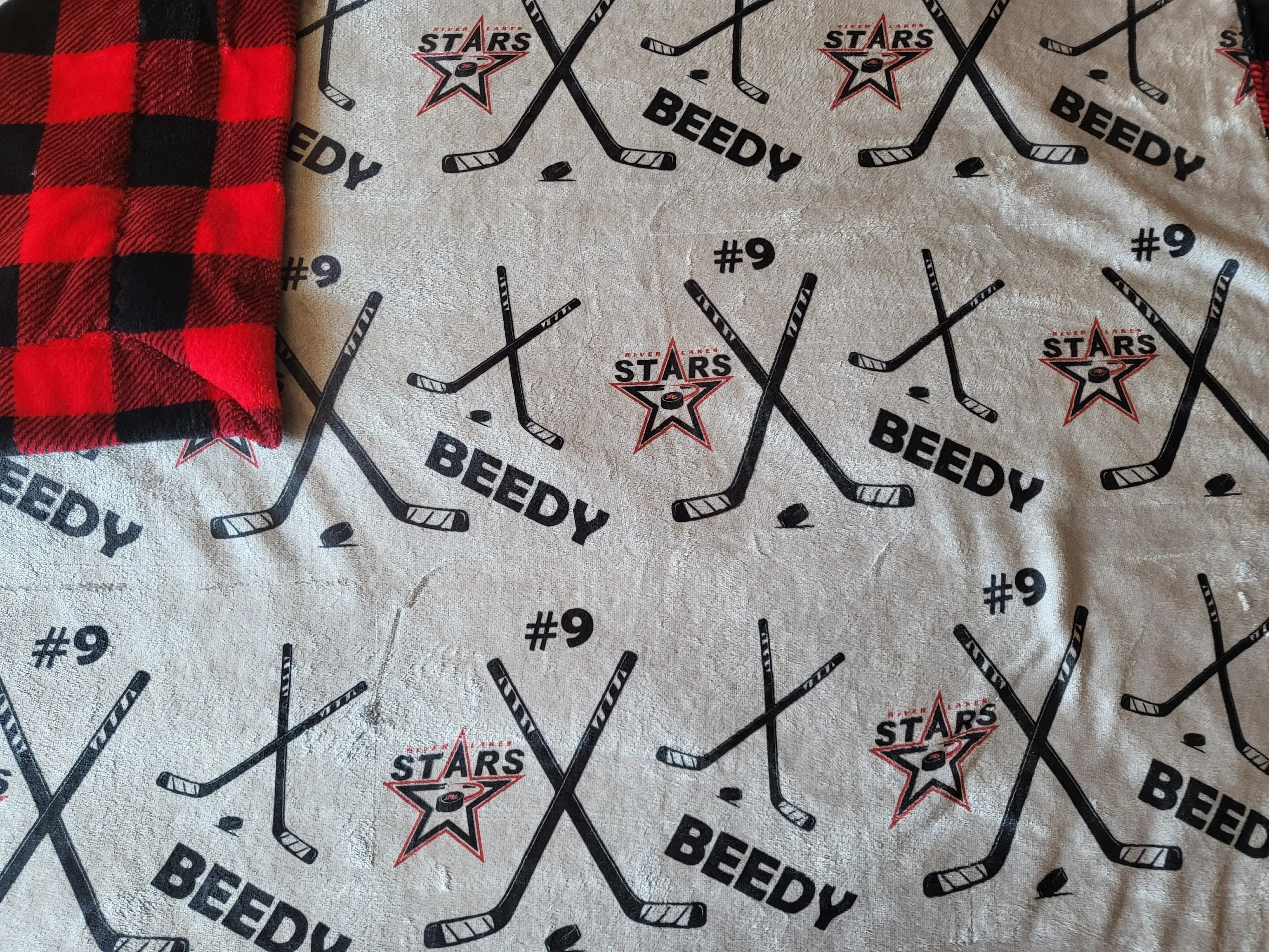 RIVER LAKES HOCKEY FUNDRAISER - Cozy Rink Blanket customizable (CLOSES DEC 1ST)