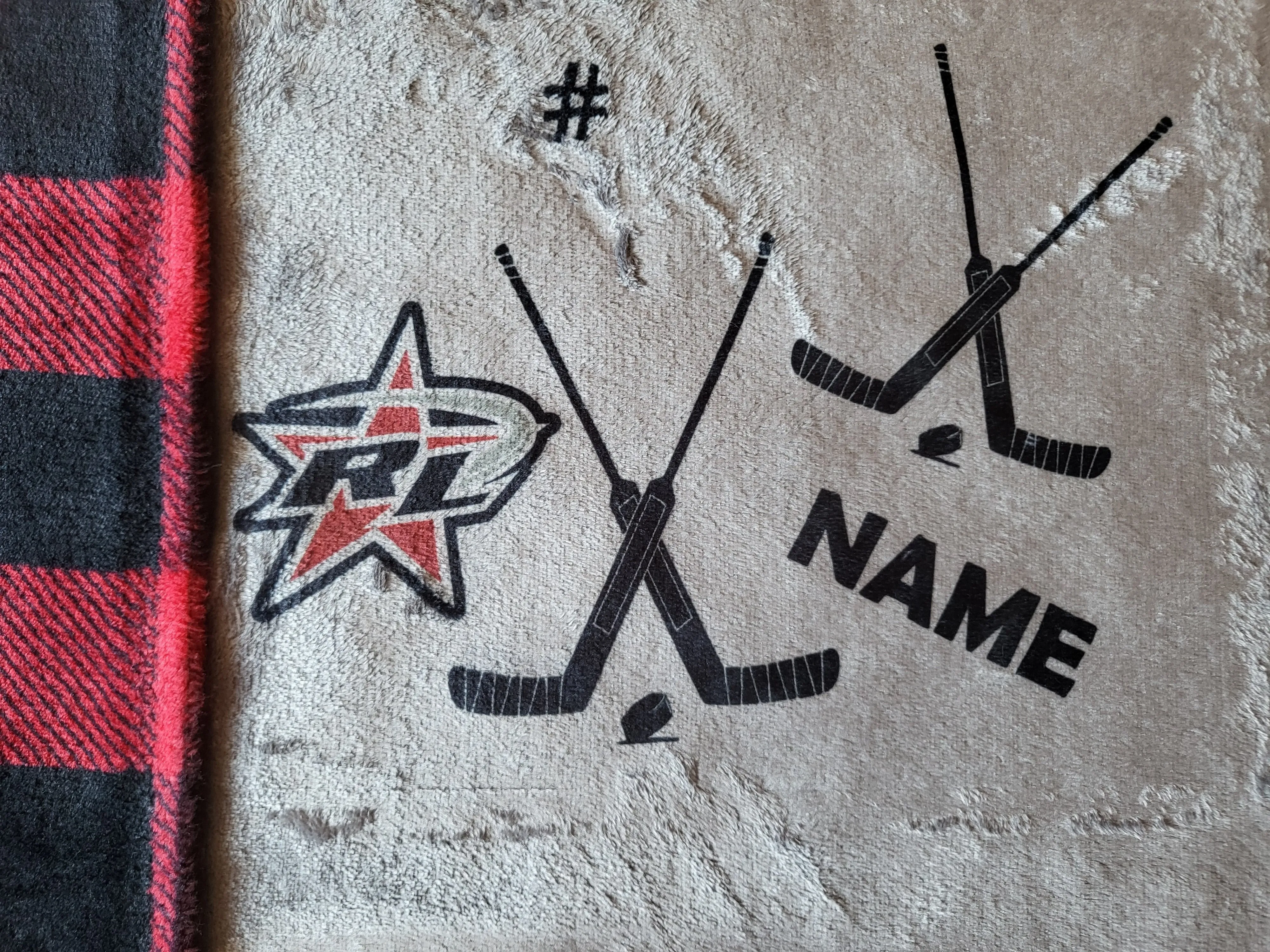 RIVER LAKES HOCKEY FUNDRAISER - Cozy Rink Blanket customizable (CLOSES DEC 1ST)
