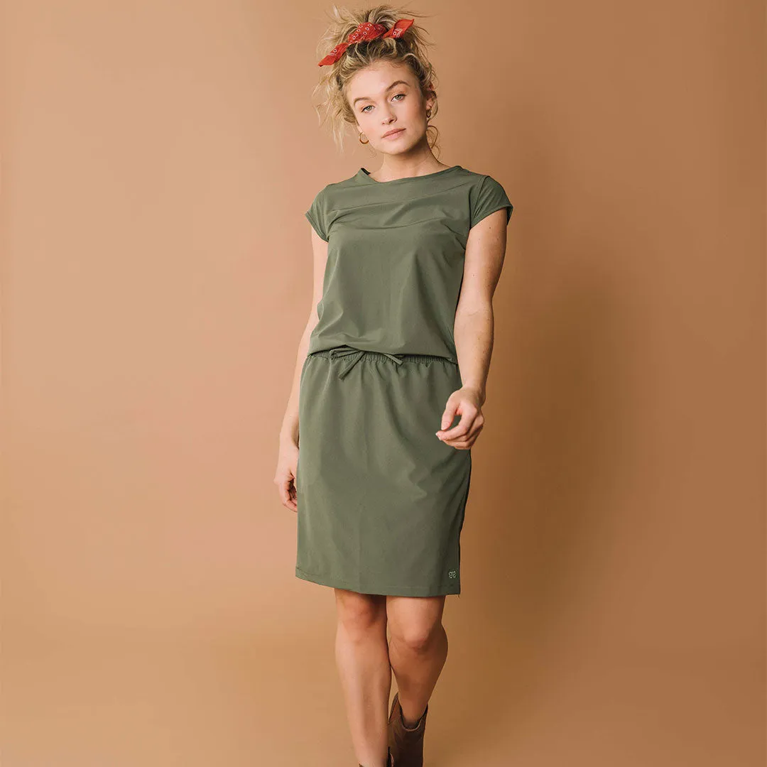 Sage Going Places Dress