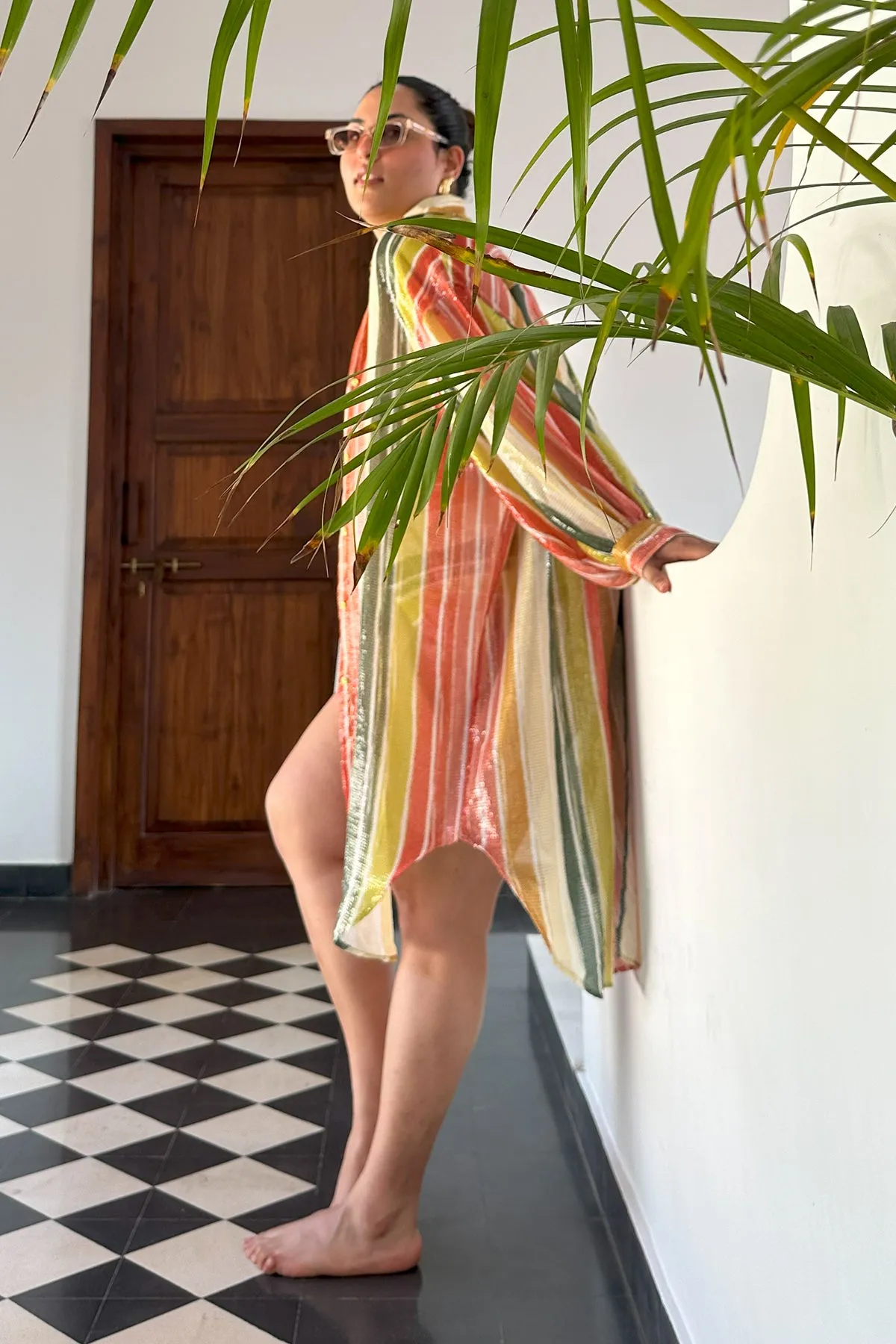 Sakshi Sindwani in Mixed Candy Swimsuit