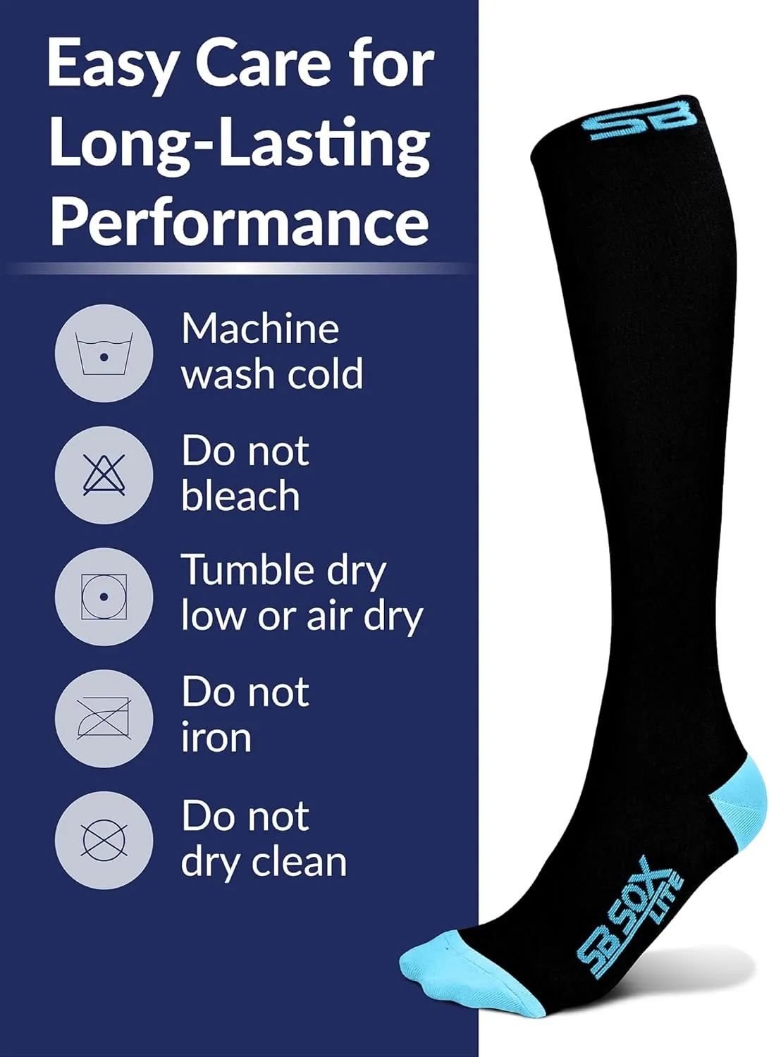 SB SOX Lite Compression Socks for Men & Women (15-20mmHg) ?C Best Compression Socks for Travel, Sports, and Daily Wear - XXL Sizes too!