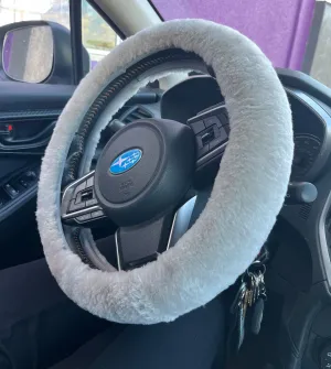 Sheepskin Steering Wheel Cover