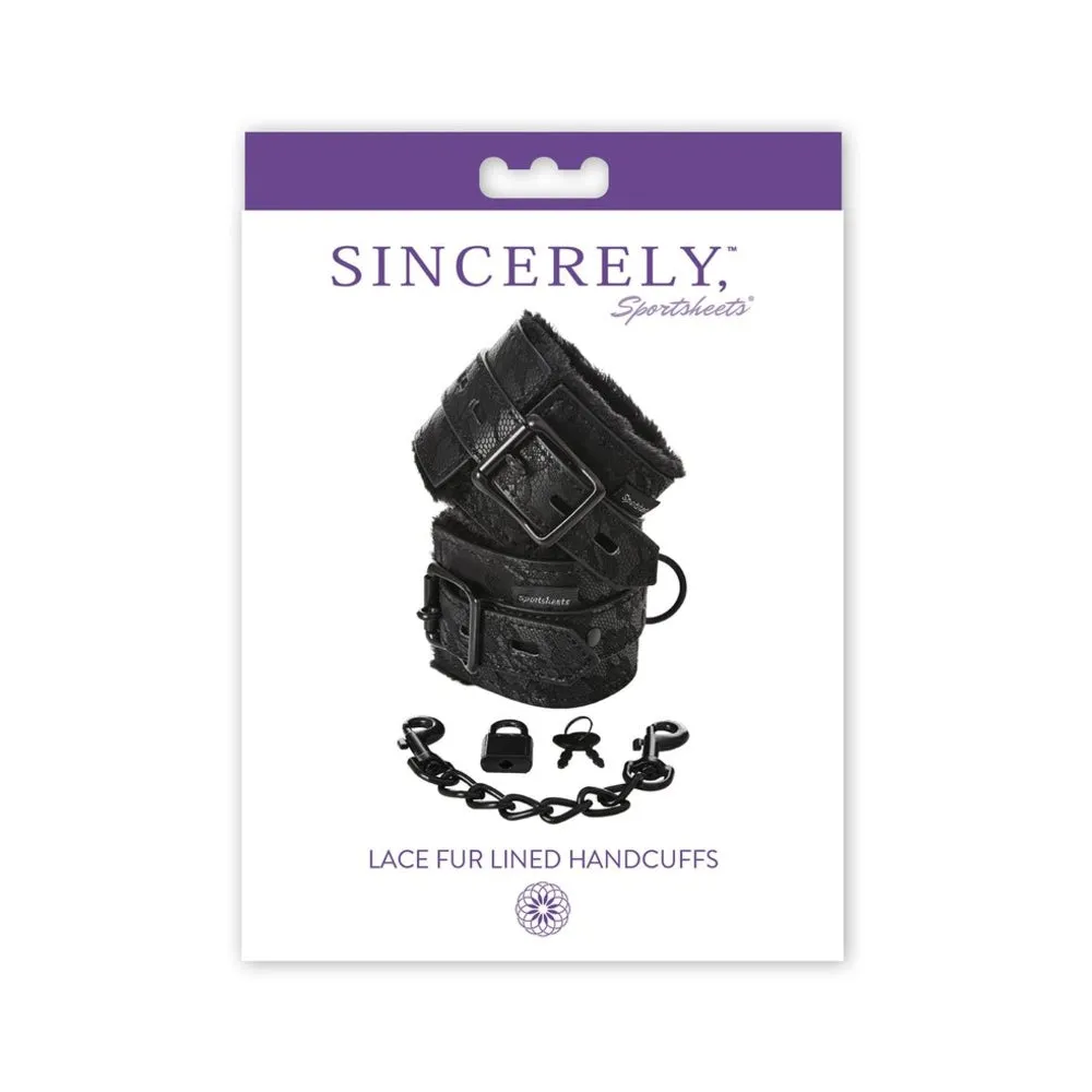 Sincerely, Ss Lace Fur Lined Handcuffs